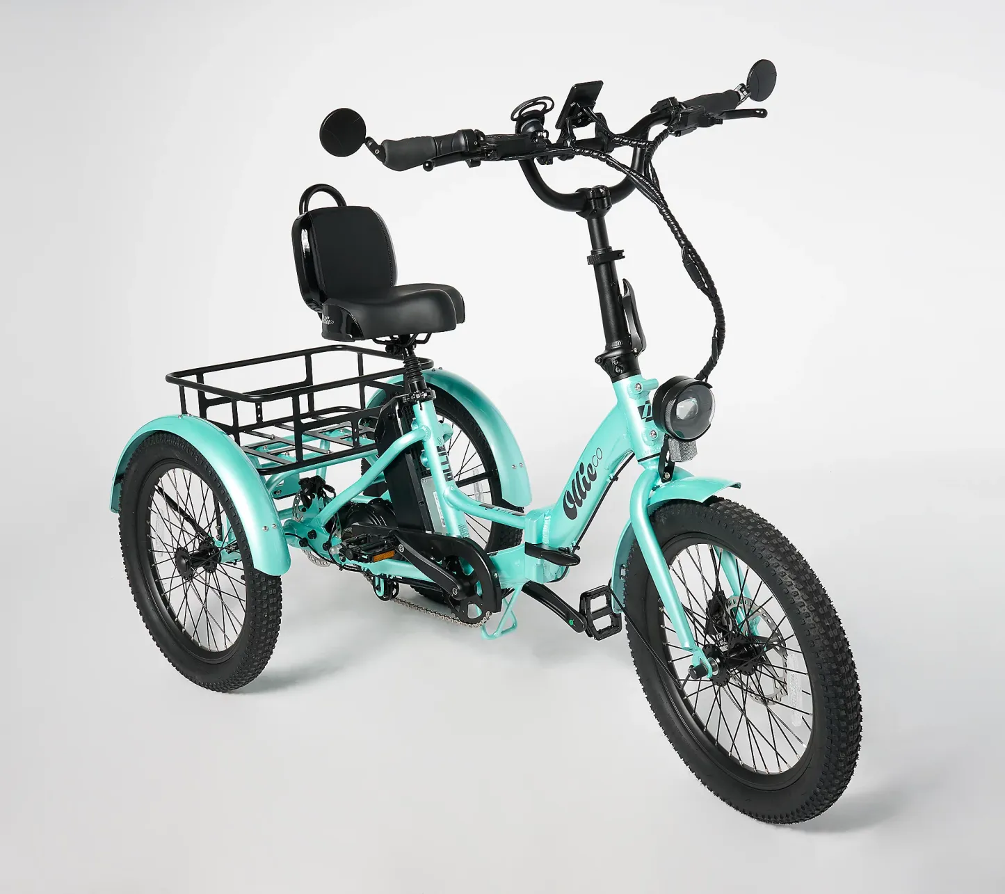 Soon to be sold out!! Last Day For Clearance TK1 Electric Trike with 500W_Motor & 20MPH Speed w/ Accessories