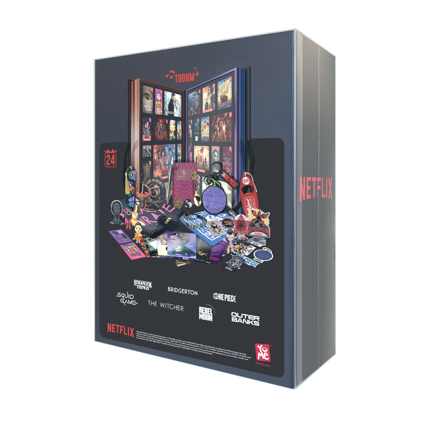 Official Netfthtlix Gift Box 2024 Holiday Advent Calendar