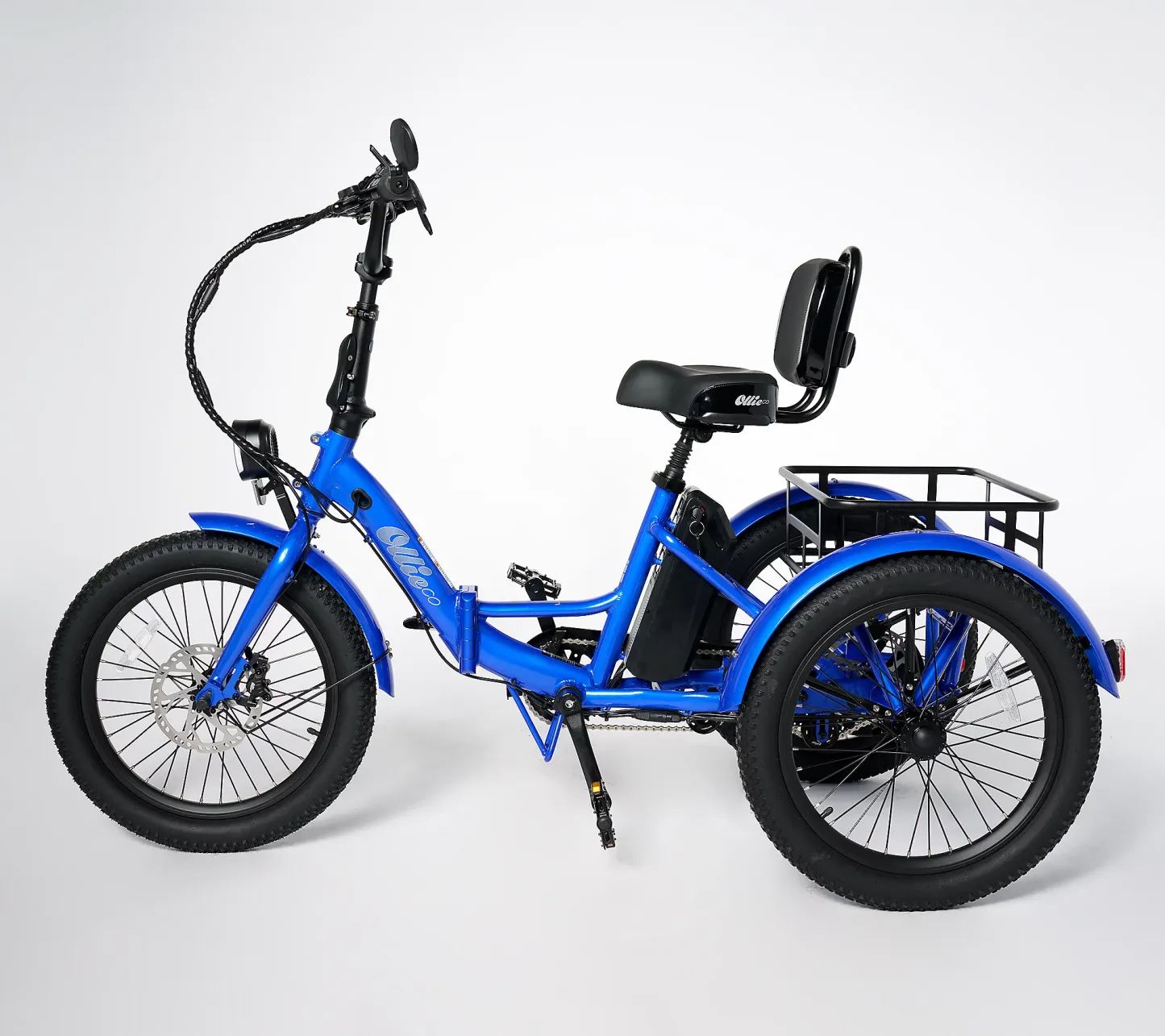 Soon to be sold out!! Last Day For Clearance TK1 Electric Trike with 500W_Motor & 20MPH Speed w/ Accessories