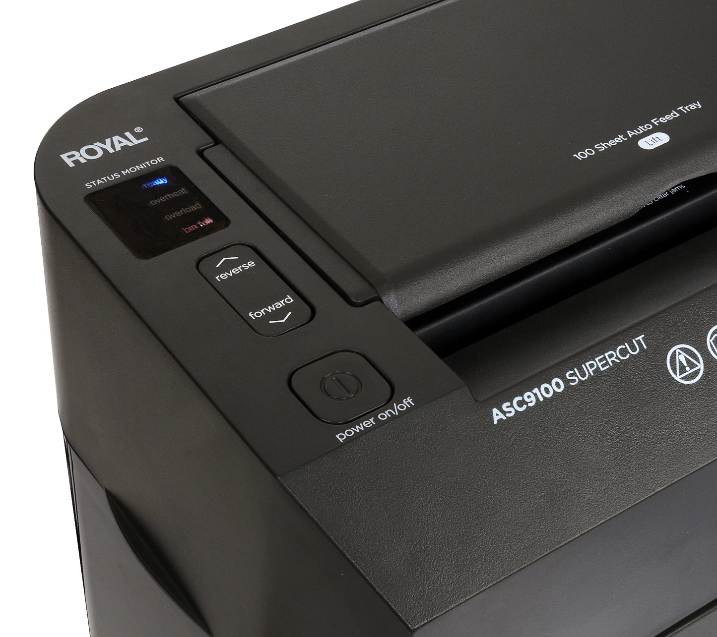 Rothtyal ASC9100 100-Sheet Supercut Autofeed Shredder