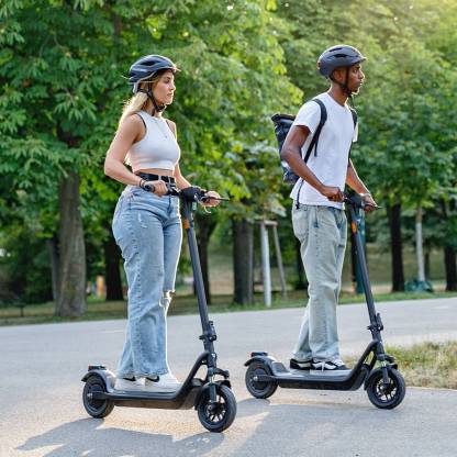 NIU KQi 100F Patinete Eléctrico con Manillar Plegable y Suspensión | Autonomía 29km