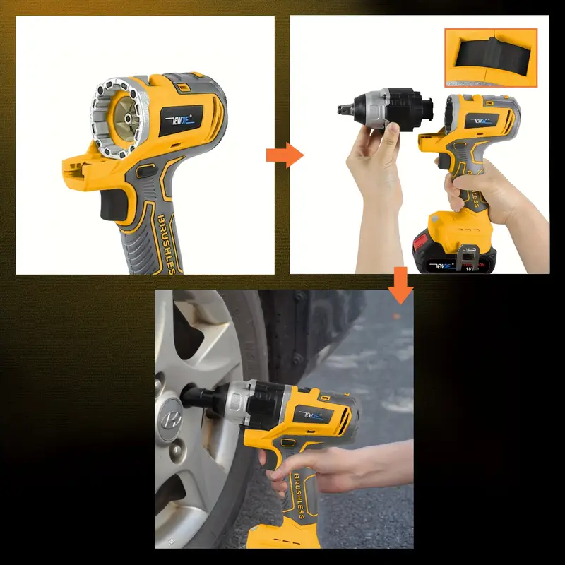 12in 1 brushless power tool combo kit 18  lithium ion cordless tool combo kit impact driver impact wrench impact drill   saw circular saw   chainsaw oscillating tool grass   hedge trimmer with 2pcs battery portable case Product details 9