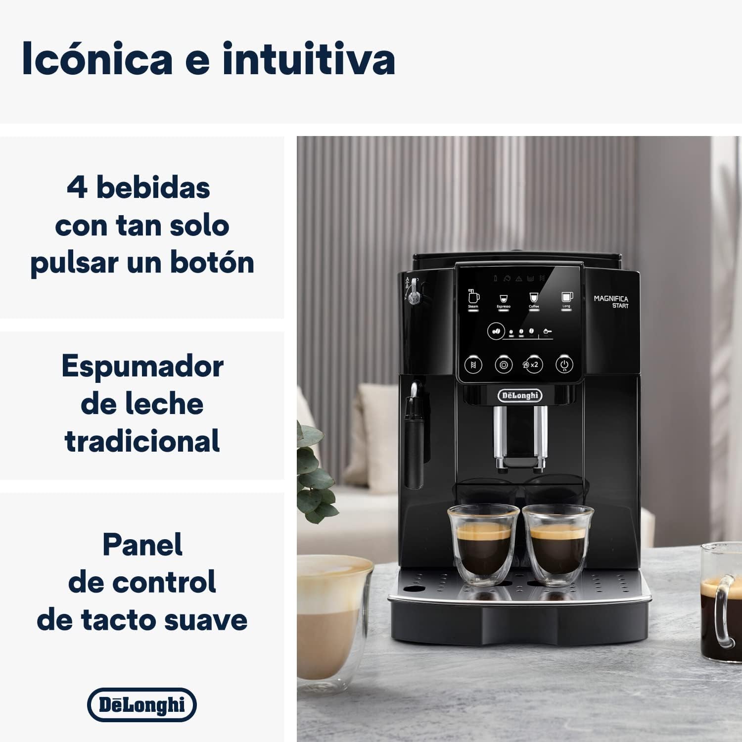 Cafetera totalmente automática De'Longhi Magnifica Start