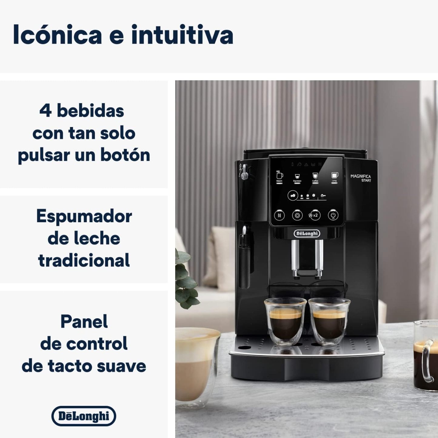 Cafetera totalmente automática De'Longhi Magnifica Start