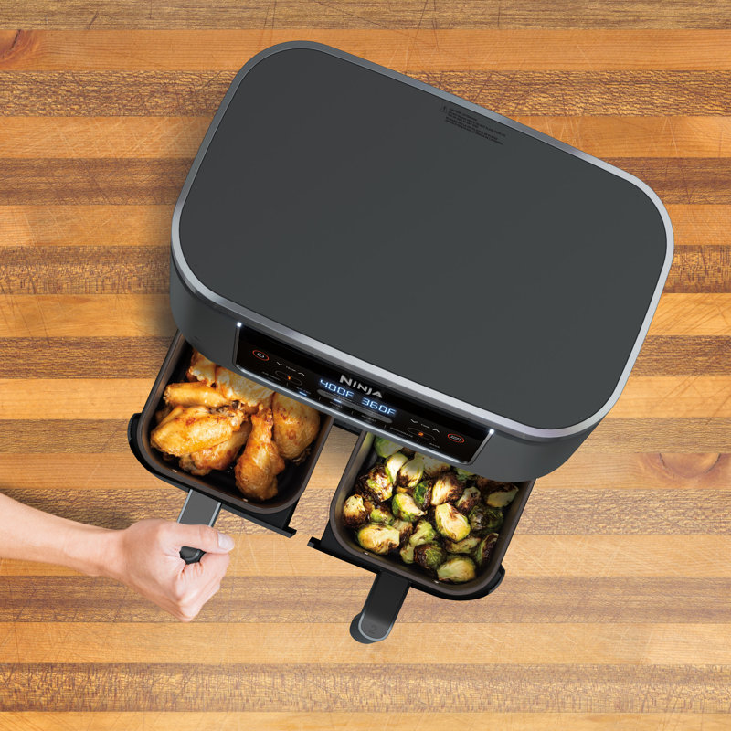 Nithtnja Foodi 6-in-1 10-qt. XL 2-Basket Air Fryer with DualZone Technology