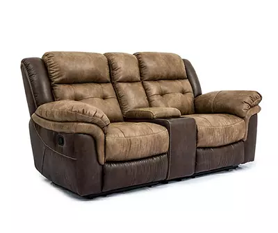 Parker Manual Reclining Loveseat with USB Charging