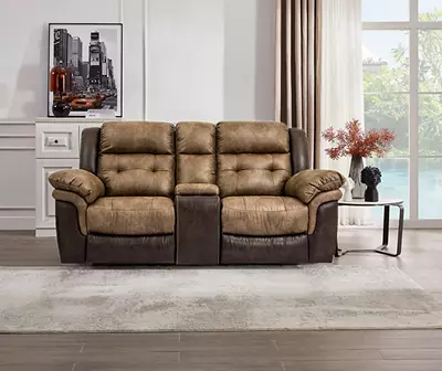 Parker Manual Reclining Loveseat with USB Charging