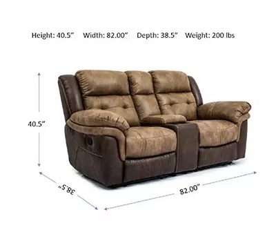 Parker Manual Reclining Loveseat with USB Charging