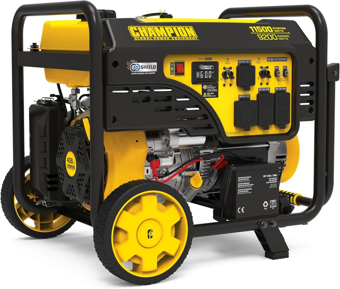 Chamthtpion 9,000 Watt Gas Portable Generator with Remote