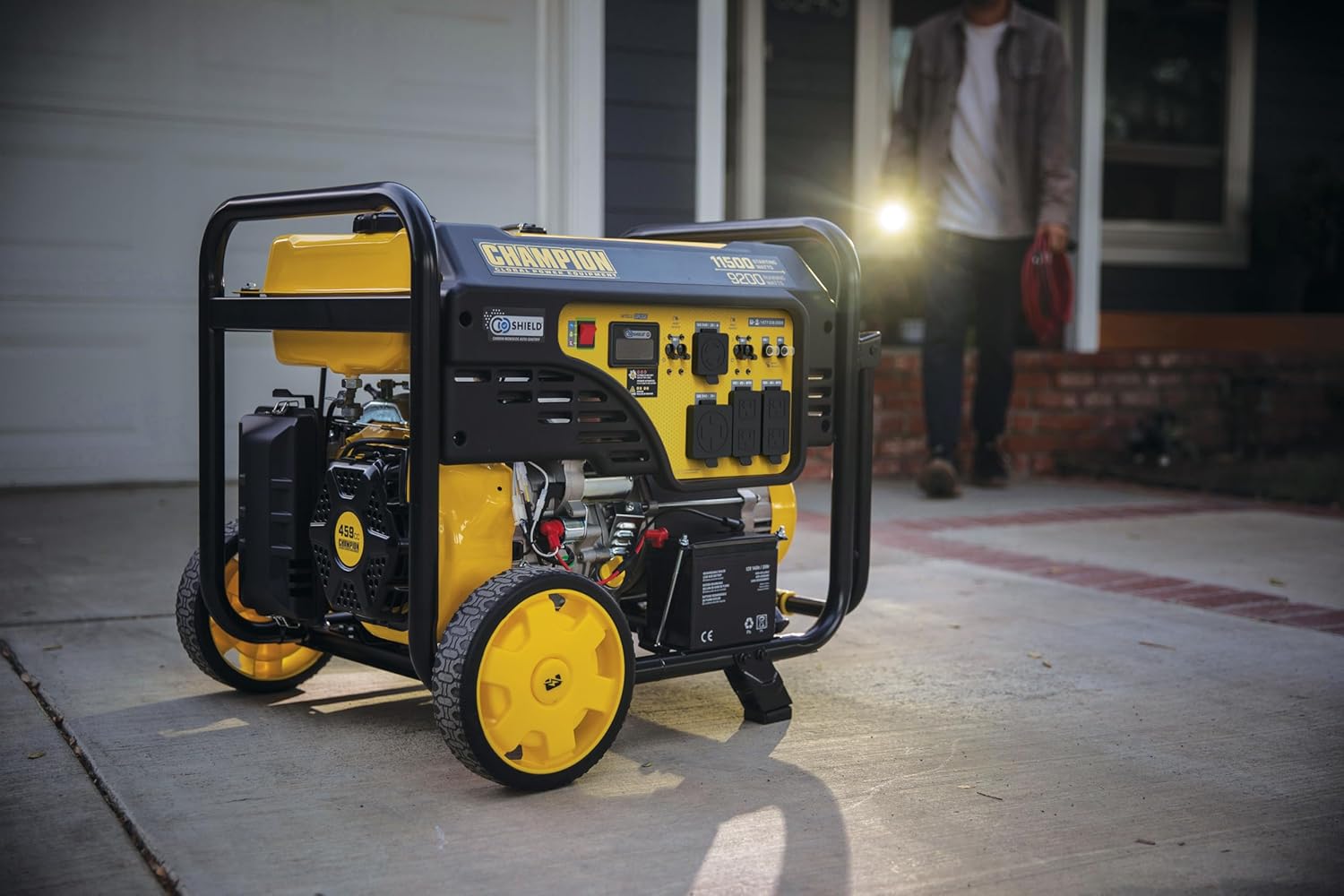 Chamthtpion 9,000 Watt Gas Portable Generator with Remote