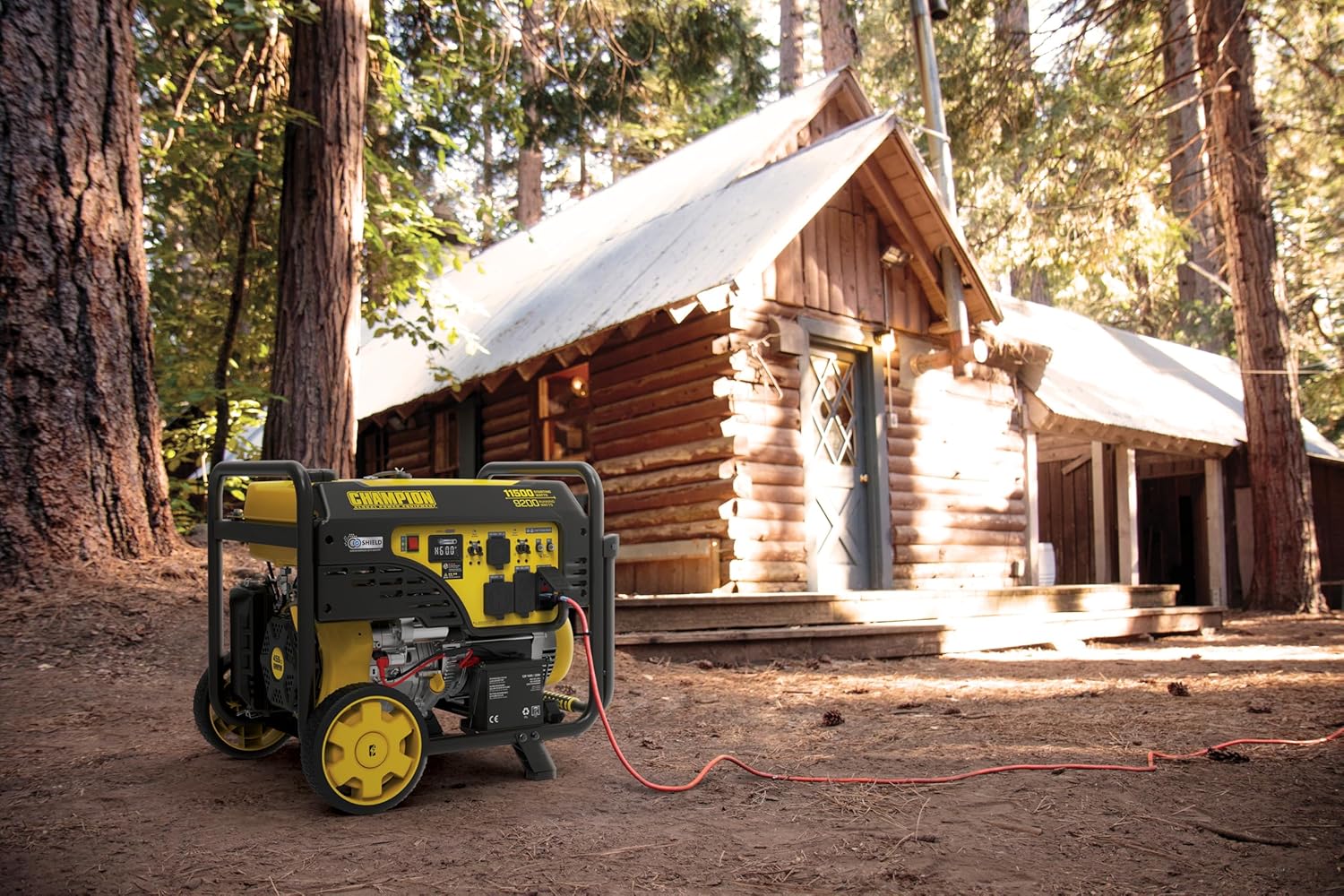 Chamthtpion 9,000 Watt Gas Portable Generator with Remote