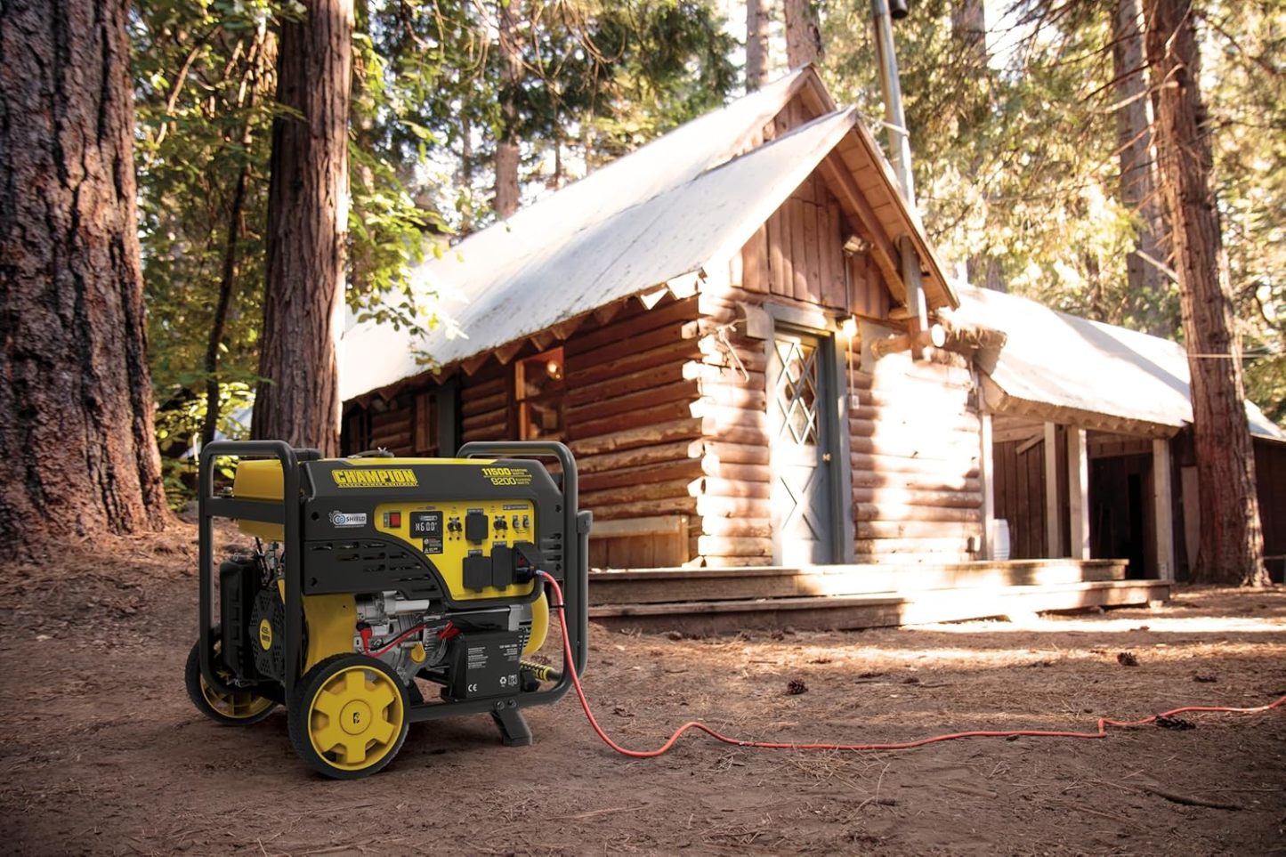 Chamthtpion 9,000 Watt Gas Portable Generator with Remote