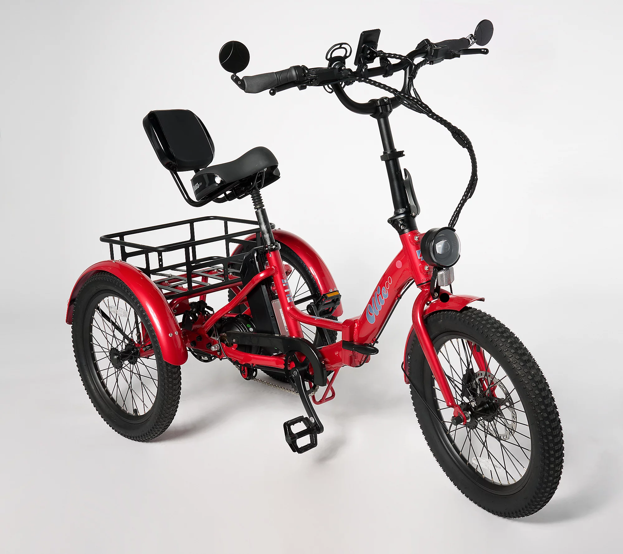 Soon to be sold out!! Last Day For Clearance TK1 Electric Trike with 500W_Motor & 20MPH Speed w/ Accessories