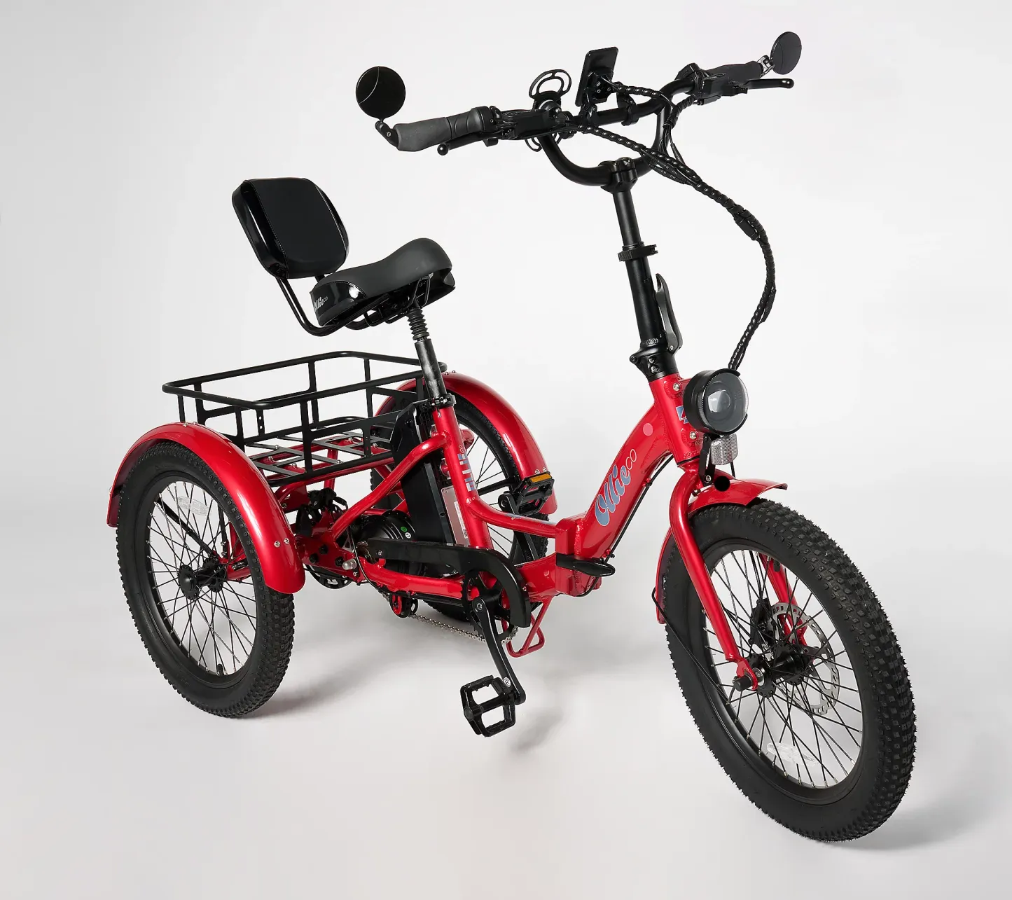 Soon to be sold out!! Last Day For Clearance TK1 Electric Trike with 500W_Motor & 20MPH Speed w/ Accessories