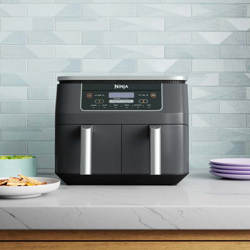 Nithtnja Foodi 6-in-1 10-qt. XL 2-Basket Air Fryer with DualZone Technology