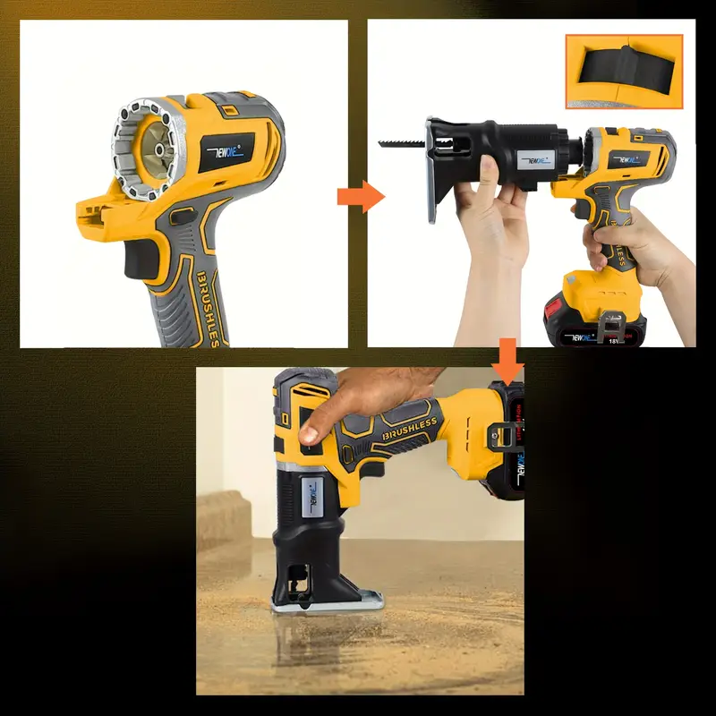 12in 1 brushless power tool combo kit 18  lithium ion cordless tool combo kit impact driver impact wrench impact drill   saw circular saw   chainsaw oscillating tool grass   hedge trimmer with 2pcs battery portable case Product details 12