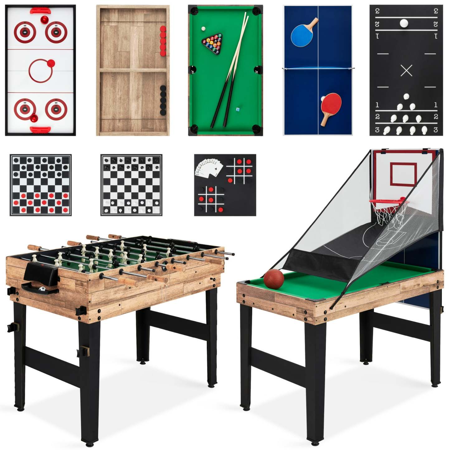 13-in-1 Combo Game Table Set