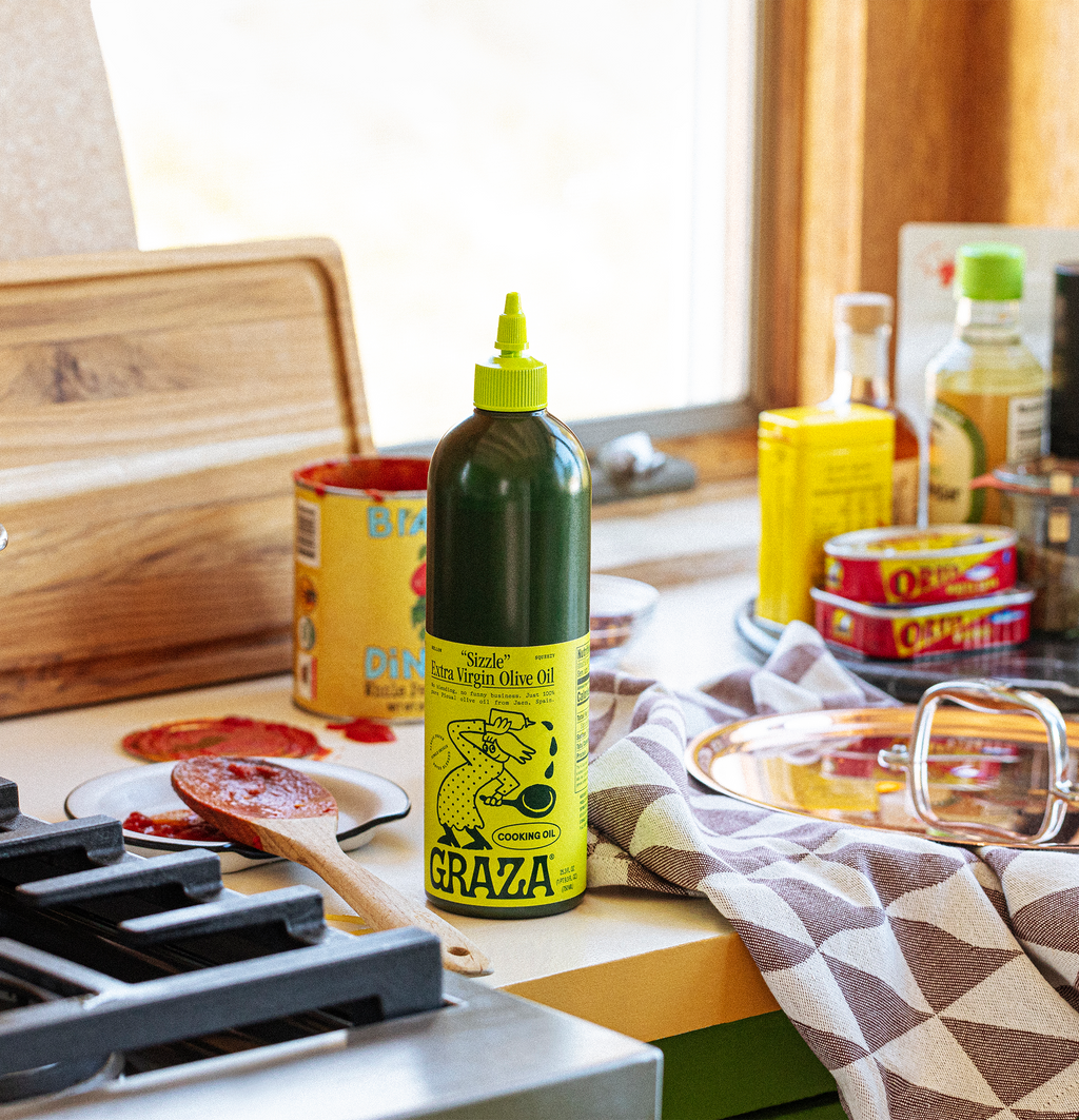 (12 Bottles) Graza “Sizzle” Extra Virgin Olive Oil