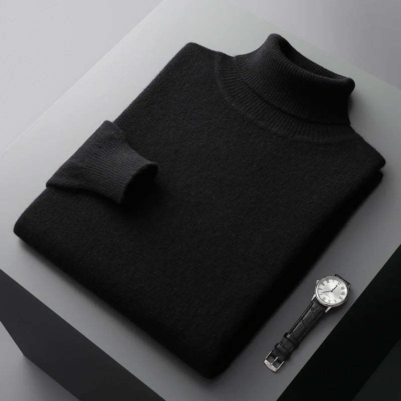 Halston & Hunt | Luxe Merino Turtleneck Jumper for Men