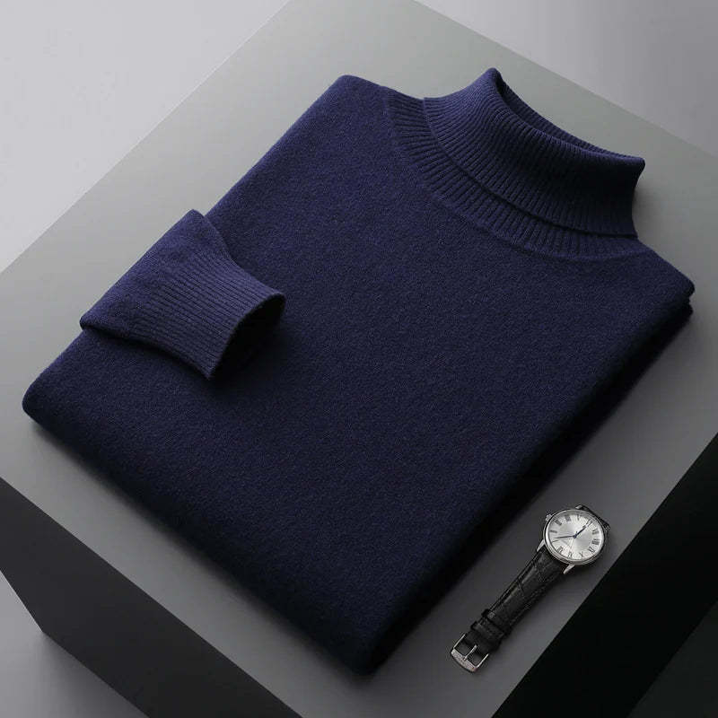 Halston & Hunt | Luxe Merino Turtleneck Jumper for Men