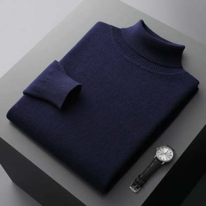 Halston & Hunt | Luxe Merino Turtleneck Jumper for Men
