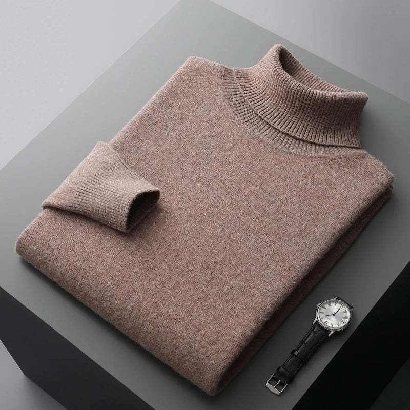 Halston & Hunt | Luxe Merino Turtleneck Jumper for Men