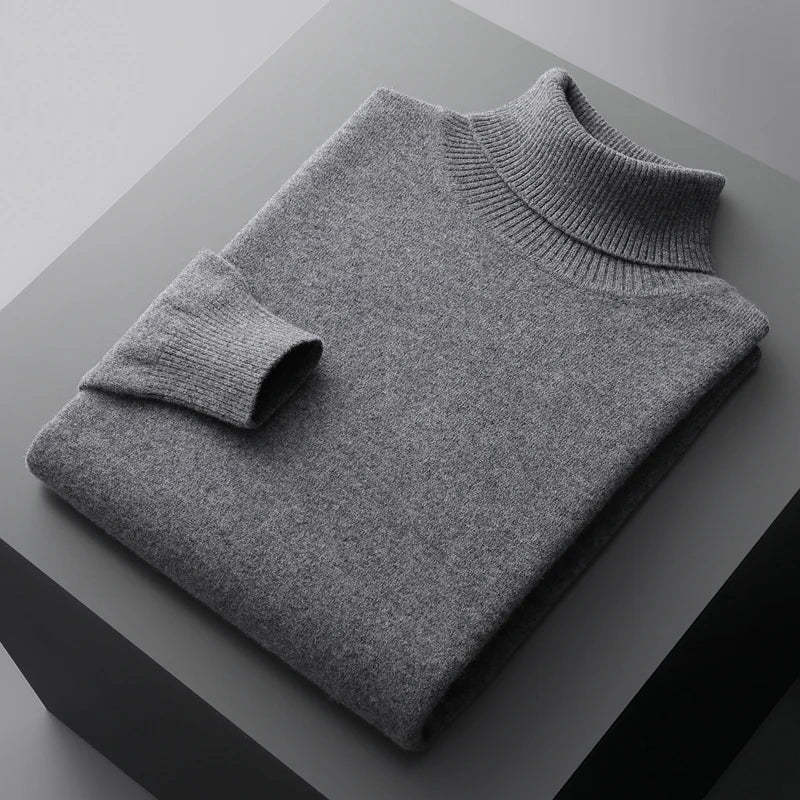 Halston & Hunt | Luxe Merino Turtleneck Jumper for Men