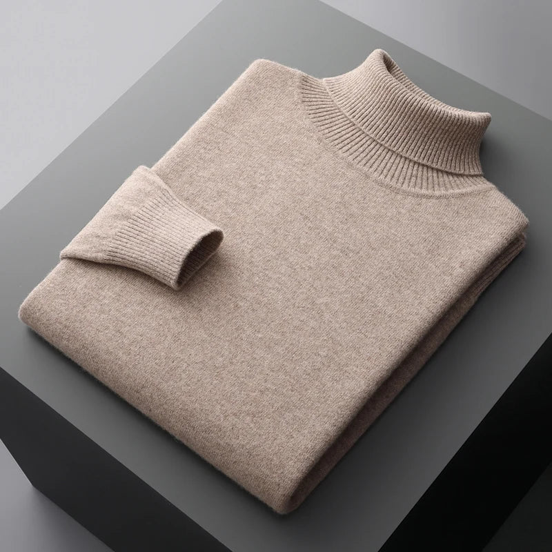 Halston & Hunt | Luxe Merino Turtleneck Jumper for Men