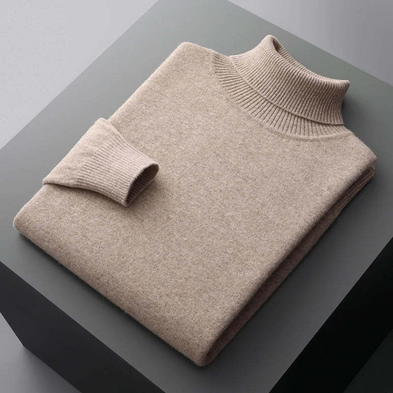 Halston & Hunt | Luxe Merino Turtleneck Jumper for Men