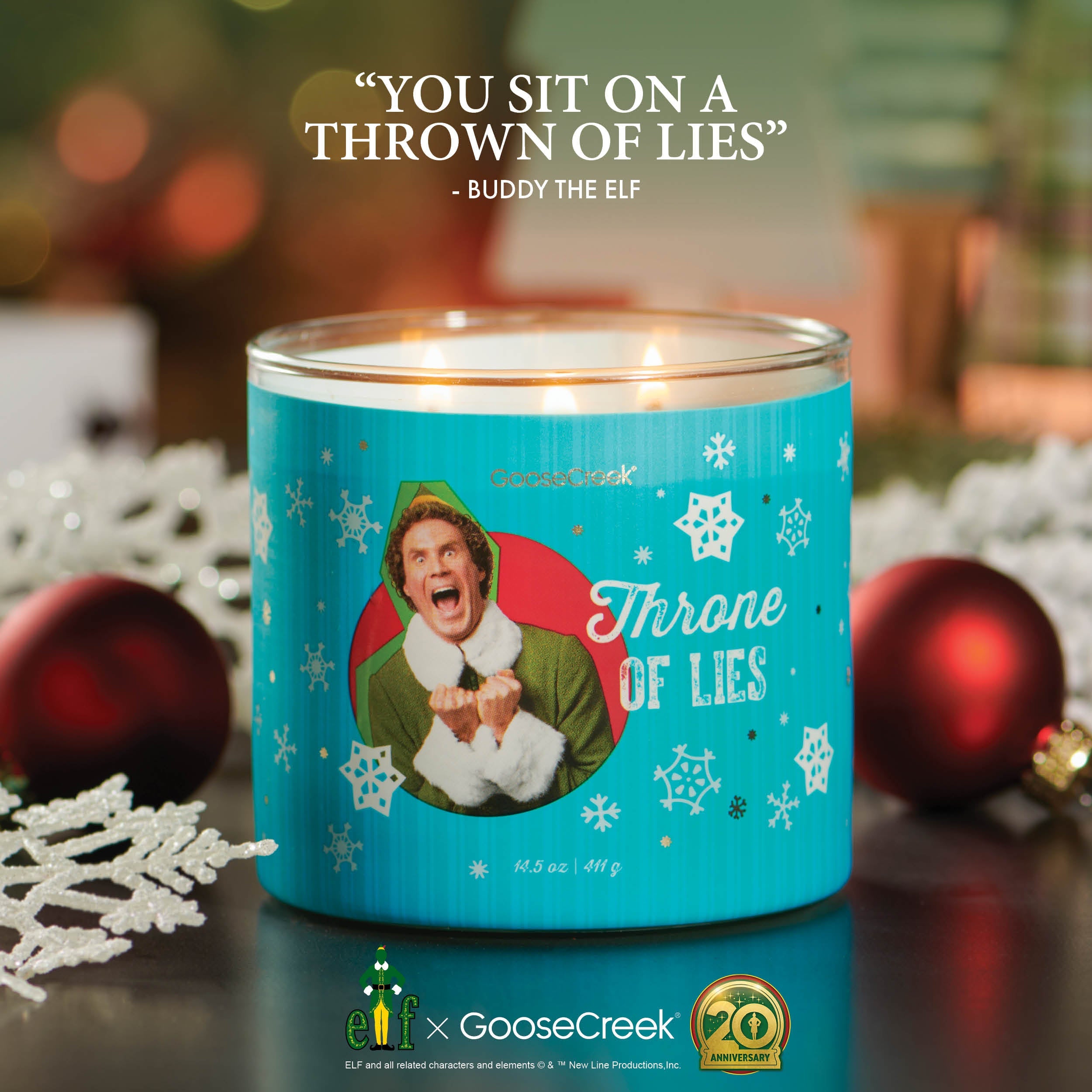 Throne of Lies 3-Wick Elf Candle