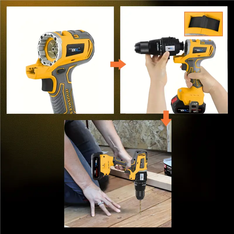 12in 1 brushless power tool combo kit 18  lithium ion cordless tool combo kit impact driver impact wrench impact drill   saw circular saw   chainsaw oscillating tool grass   hedge trimmer with 2pcs battery portable case Product details 8