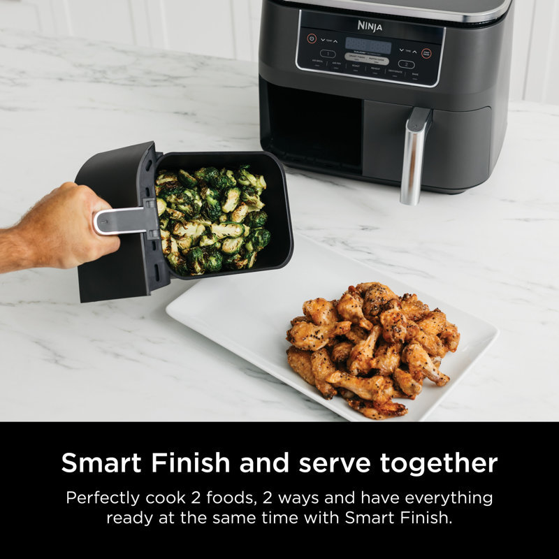 Nithtnja Foodi 6-in-1 10-qt. XL 2-Basket Air Fryer with DualZone Technology