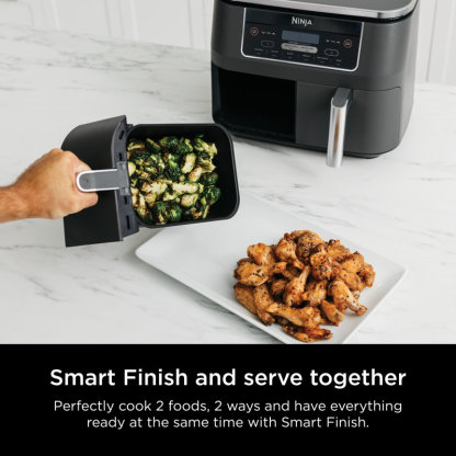 Nithtnja Foodi 6-in-1 10-qt. XL 2-Basket Air Fryer with DualZone Technology