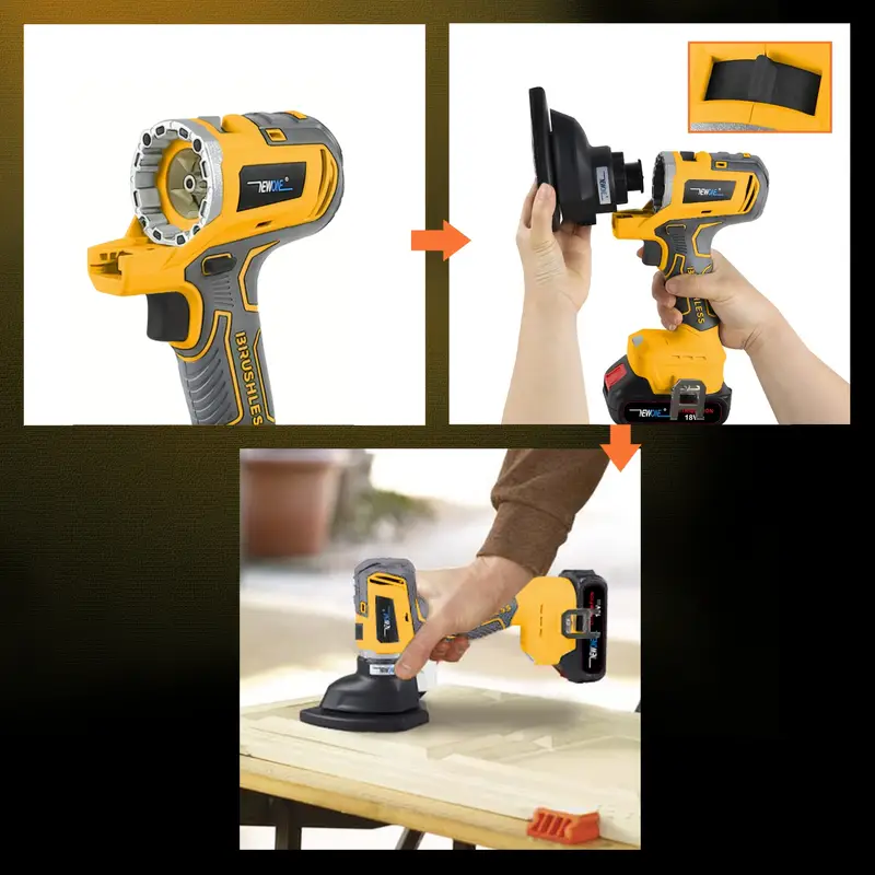 12in 1 brushless power tool combo kit 18  lithium ion cordless tool combo kit impact driver impact wrench impact drill   saw circular saw   chainsaw oscillating tool grass   hedge trimmer with 2pcs battery portable case Product details 15