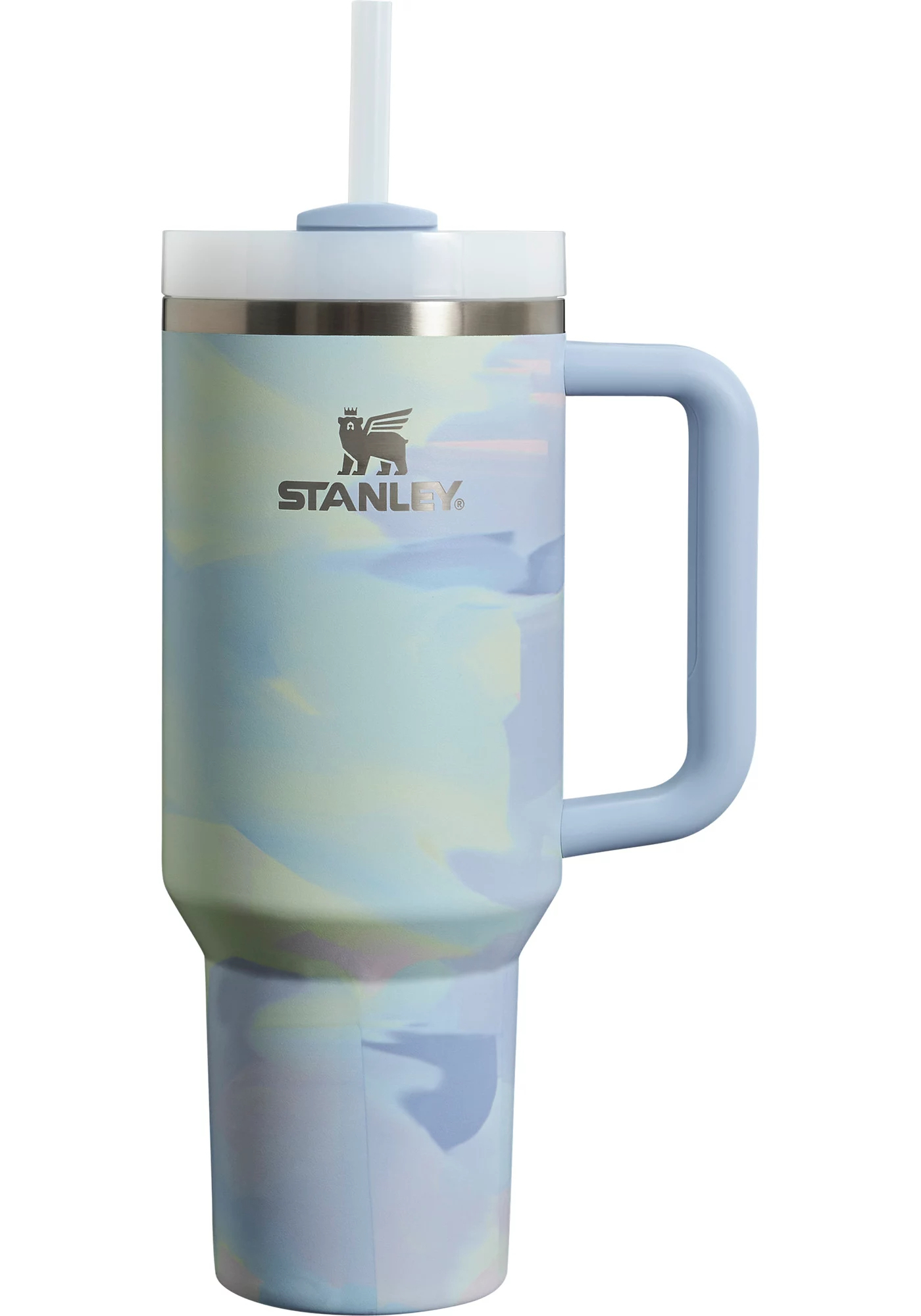 Stanthtley Serene Brushstrokes Quencher H2.0 Flowstate Tumbler 40 OZ