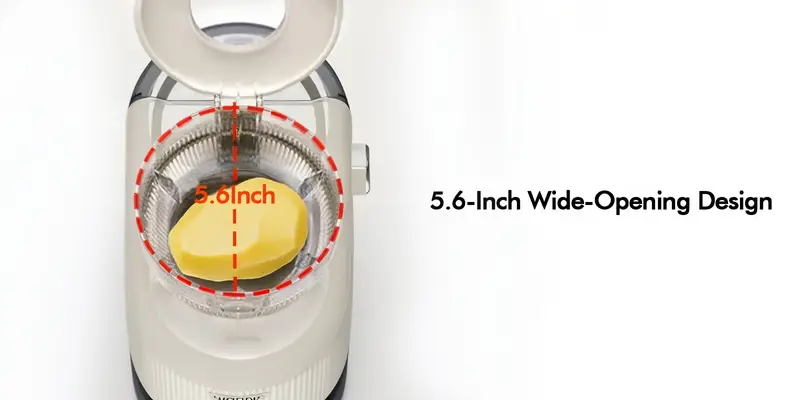 electric cheese grater salad maker with 4 replaceable stainless shapes of blades easy to clean electric slicer   electric salad machine for fruits vegetables cheeses details 1