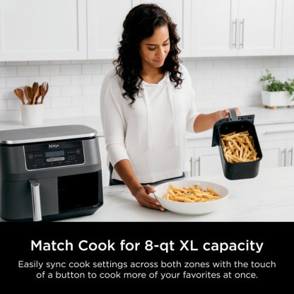 Nithtnja Foodi 6-in-1 10-qt. XL 2-Basket Air Fryer with DualZone Technology