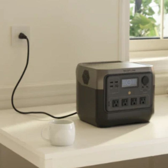 Estación de energía portátil EcothtFlow RIVER 2 [PRO] de 768 Wh/800 W