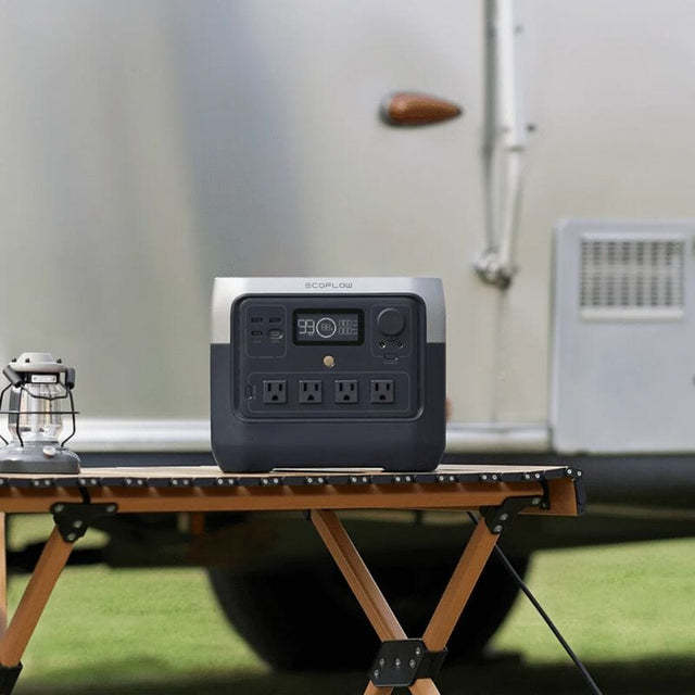 Estación de energía portátil EcothtFlow RIVER 2 [PRO] de 768 Wh/800 W