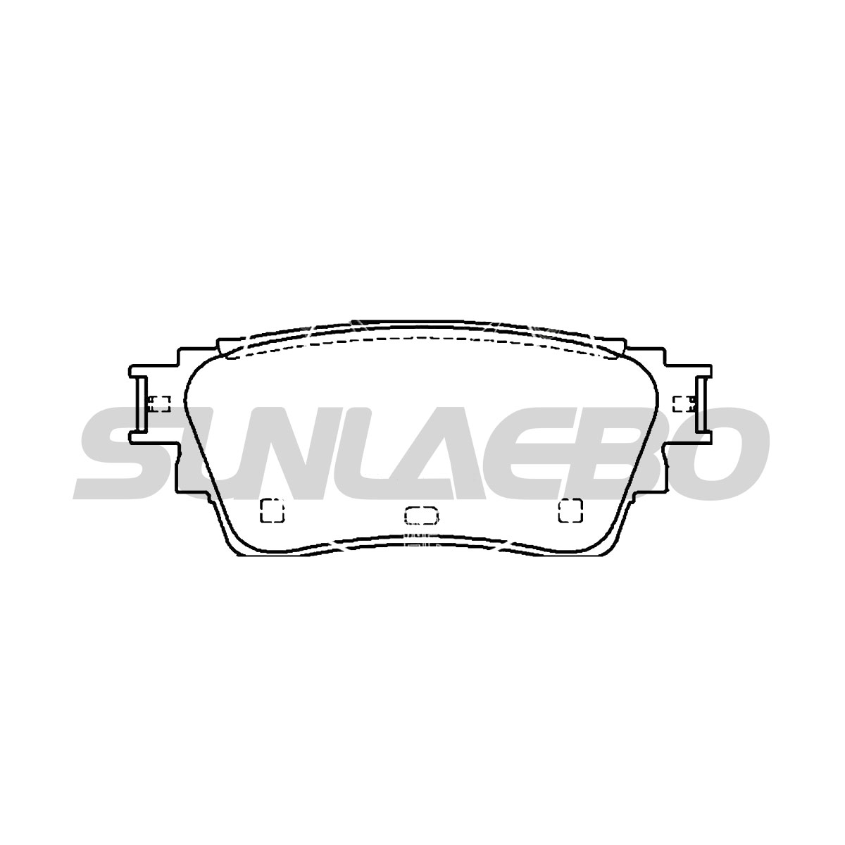 Brake Pad Set D4060-6RA0A for NISSAN