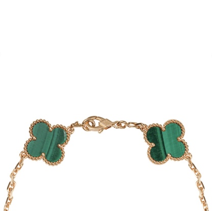 VCA Turquoise Clover Bracelet Green Five Flower