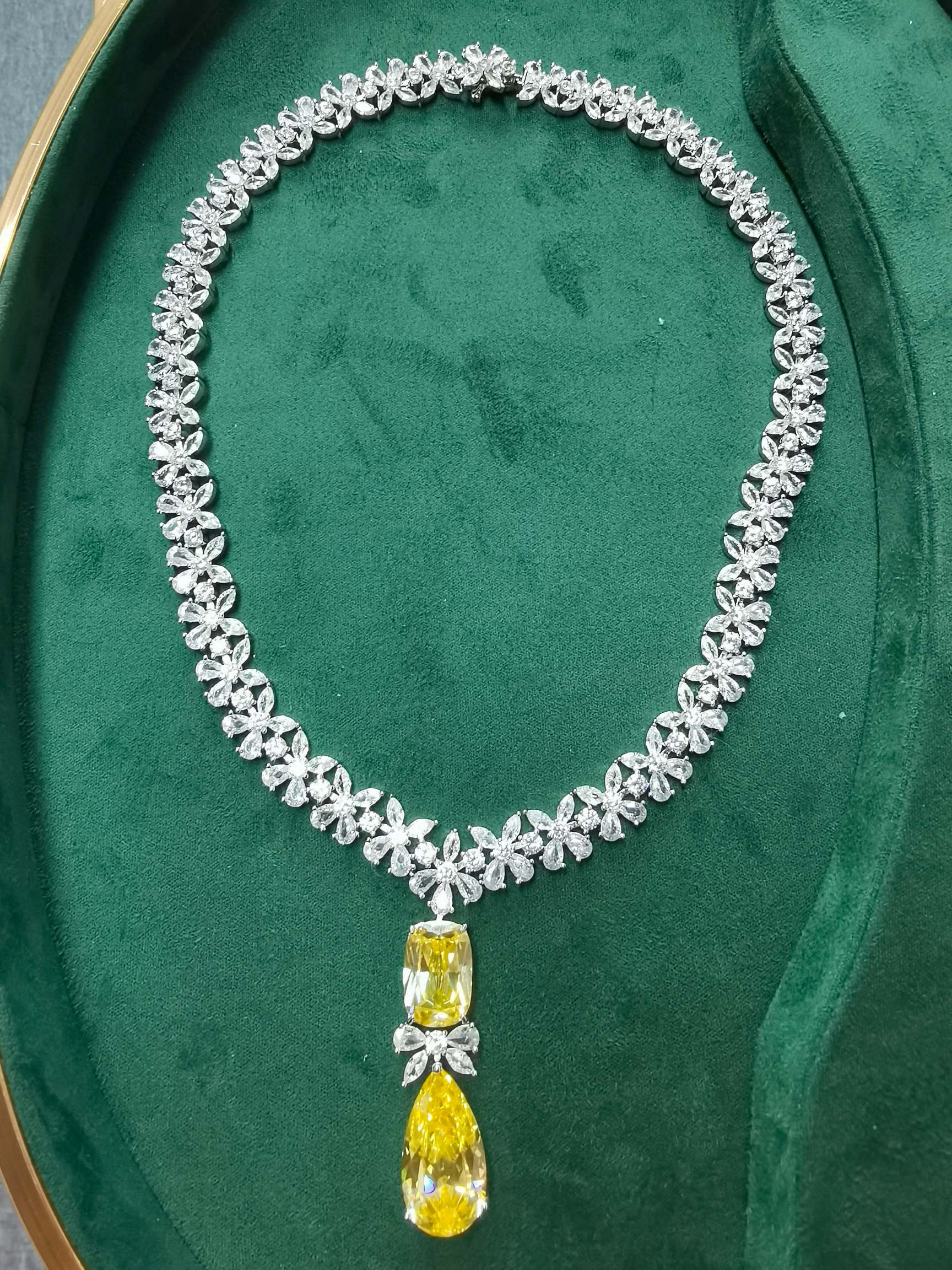 European and American jewelry with both visual and evening wear neckla