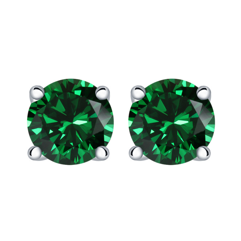 Sterling Silver 925 Colorful Treasure Earrings