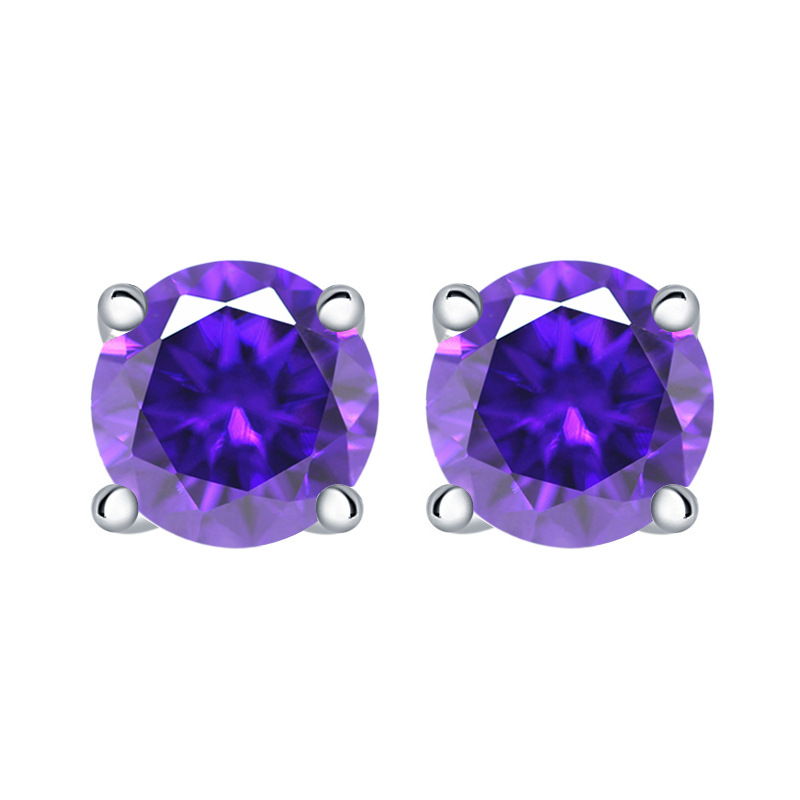 Sterling Silver 925 Colorful Treasure Earrings
