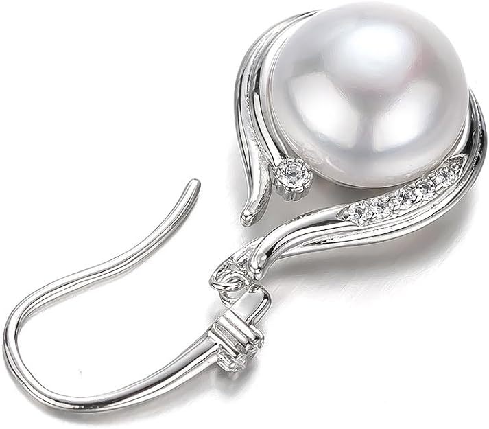 Freshwater Pearl Earrings for Women Hypoallergenic，Pearl Earrings Studs，Fine Jewelry，Womens Gifts Unique