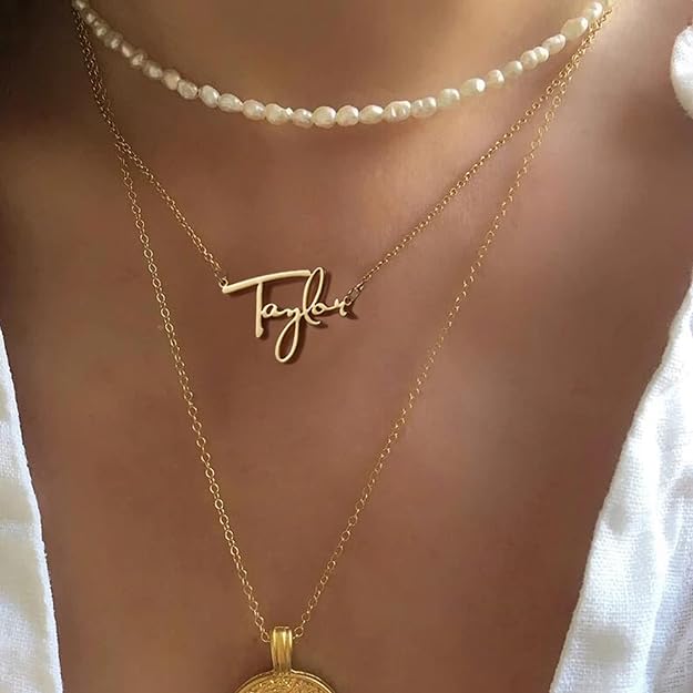 TS Inspired Necklace for Women SWIFTIE Outfit Jewelry All too well Anti-Hero Mastermind 1989 Taylor Signature Necklace Eras Music Gifts for Swiftie Fans