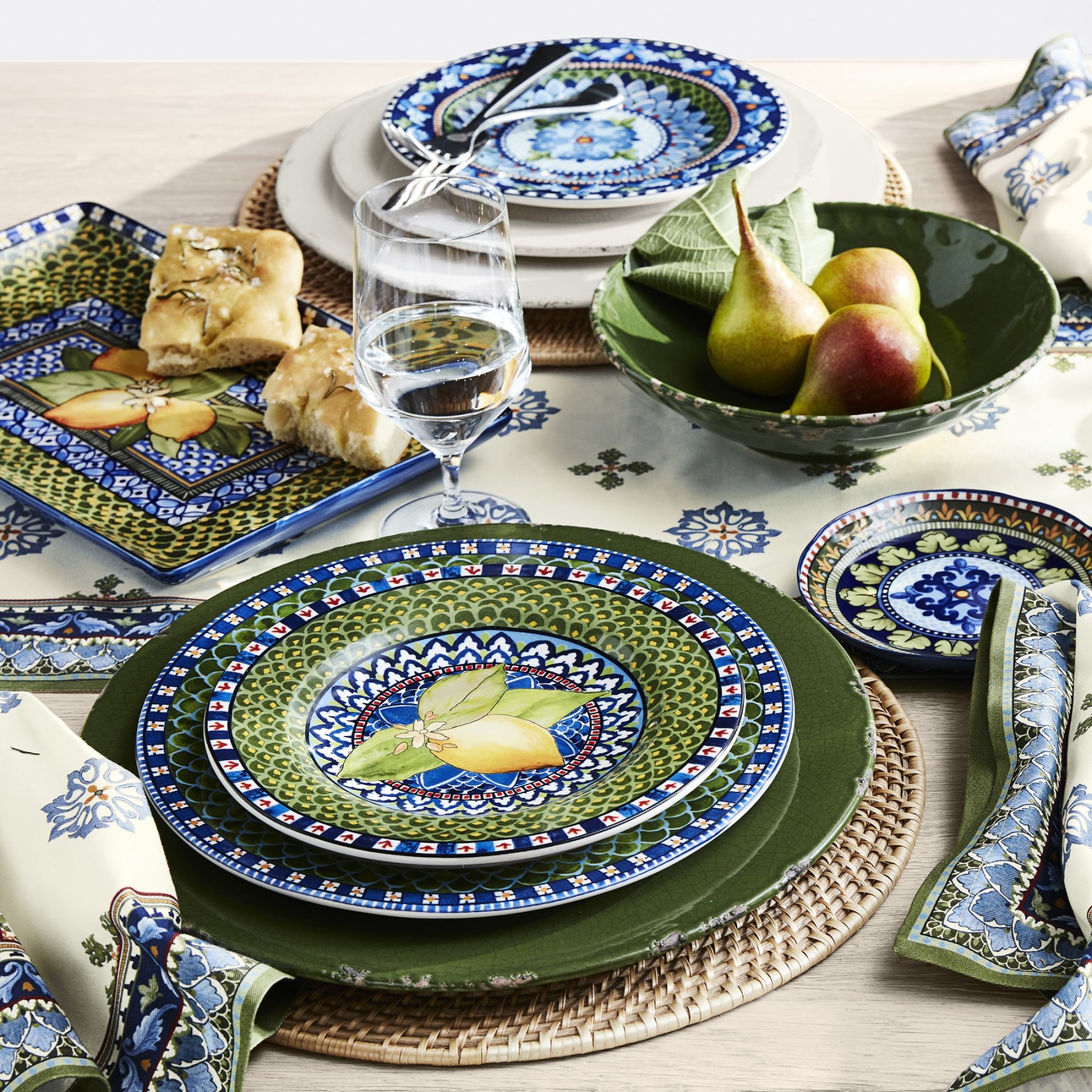 Sicily Ceramic Salad Plates