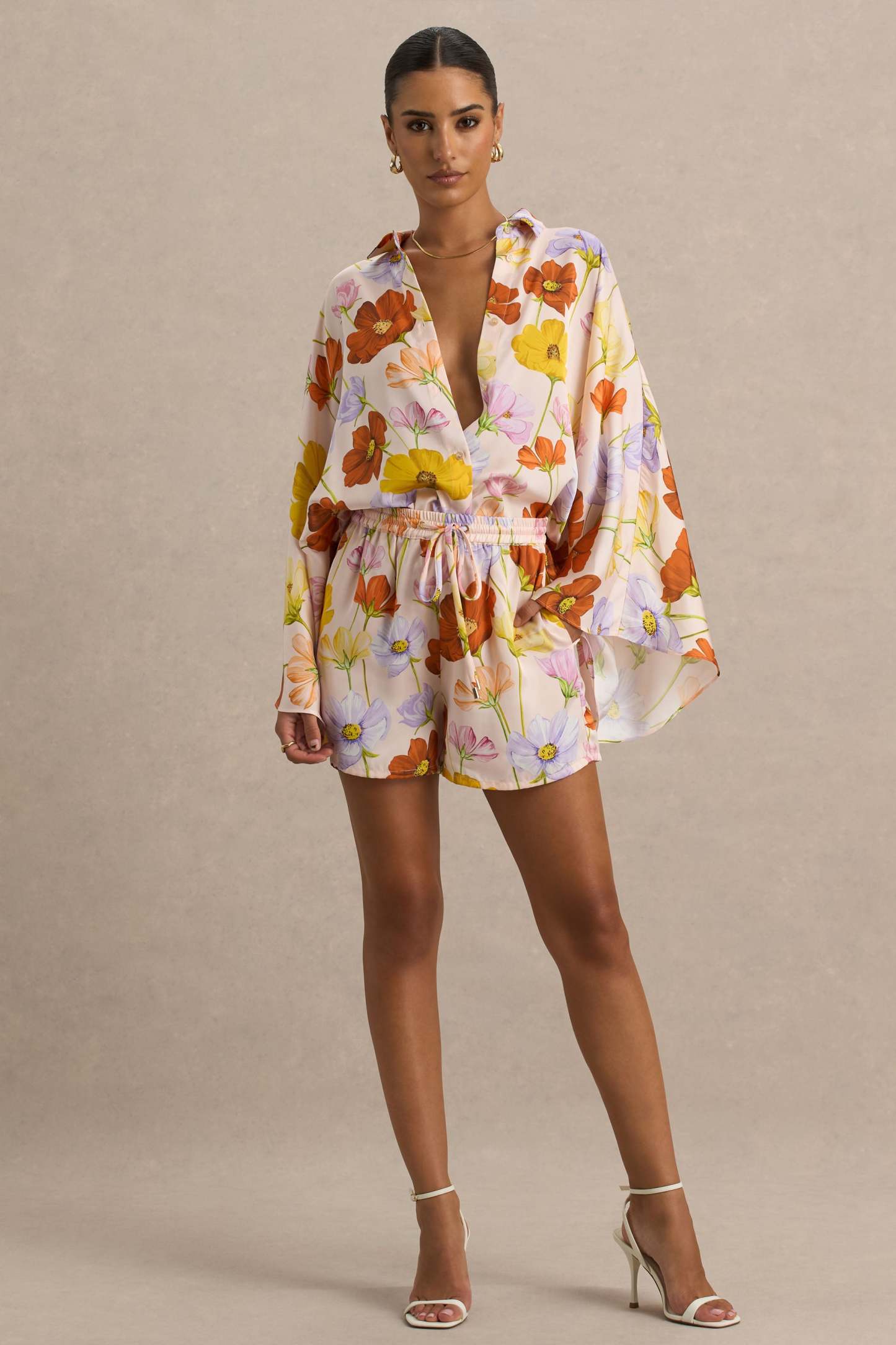 Sovran | Bright Floral Print Shorts