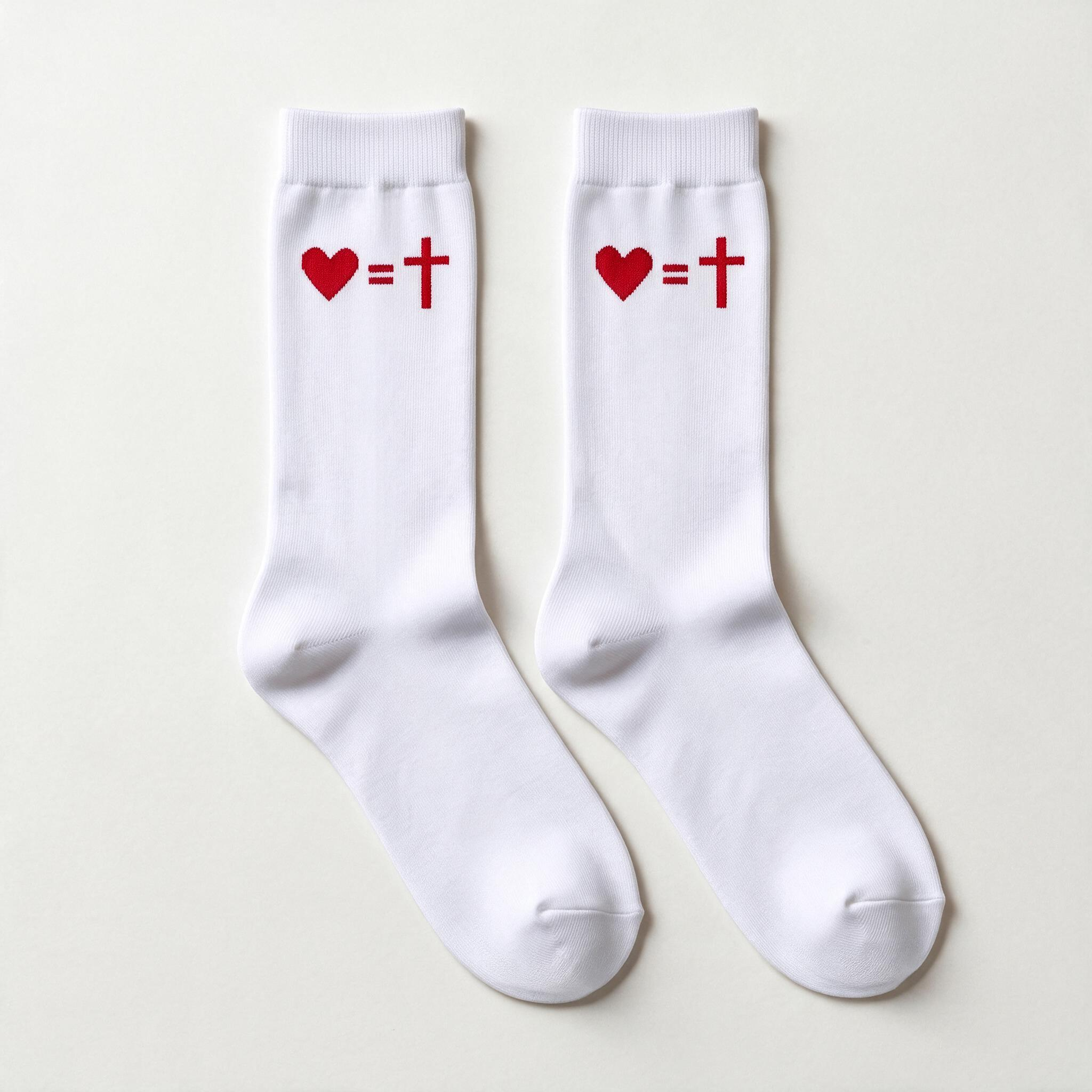 Cross Unisex Cotton Socks