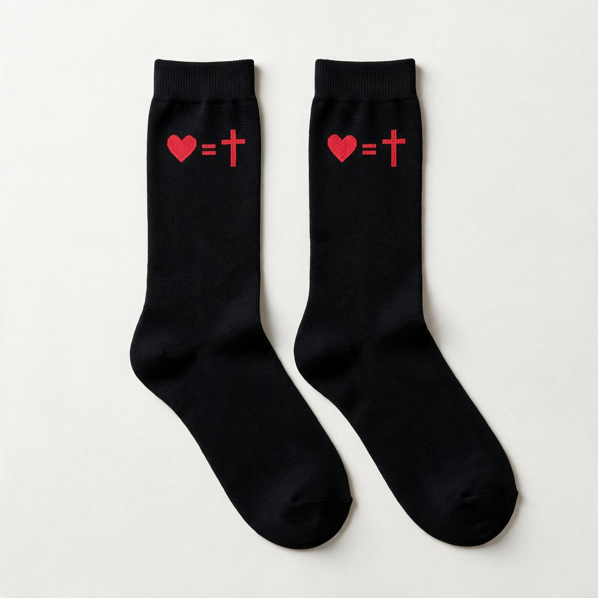 Cross Unisex Cotton Socks